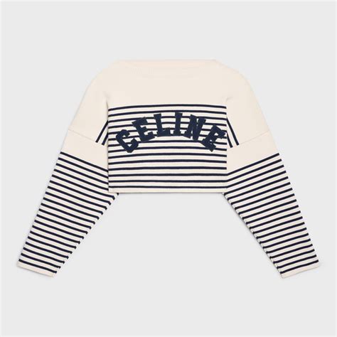 women celine sweater|Celine striped sweater.